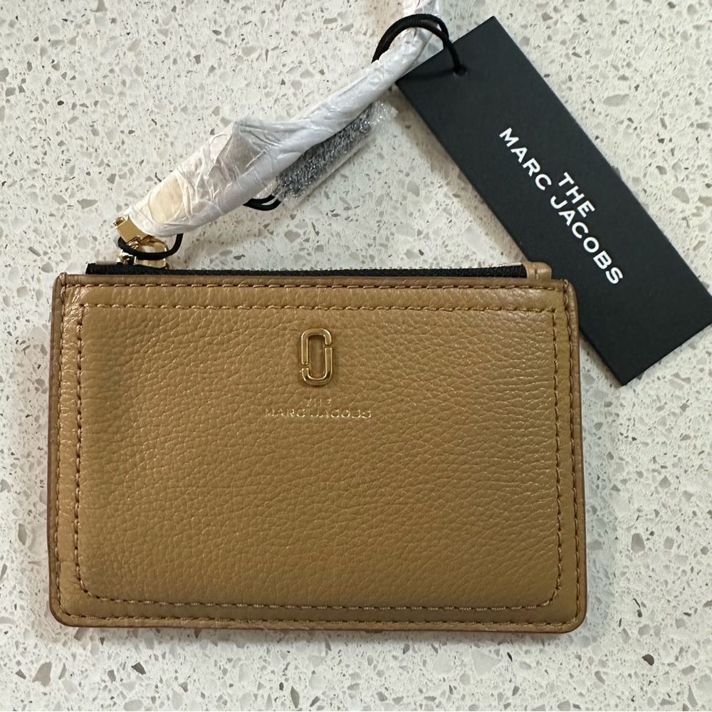 Lather card holder with ID window